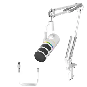 COMICA EJoy D10 Dynamic Mic - USB/XLR Dual, RGB Light, CalMix Denoise, Mute Button | Studio-Quality Cardioid with Desktop Stand for Gaming, Streaming & More (PC/PS5/Xbox/Mac Compatible)