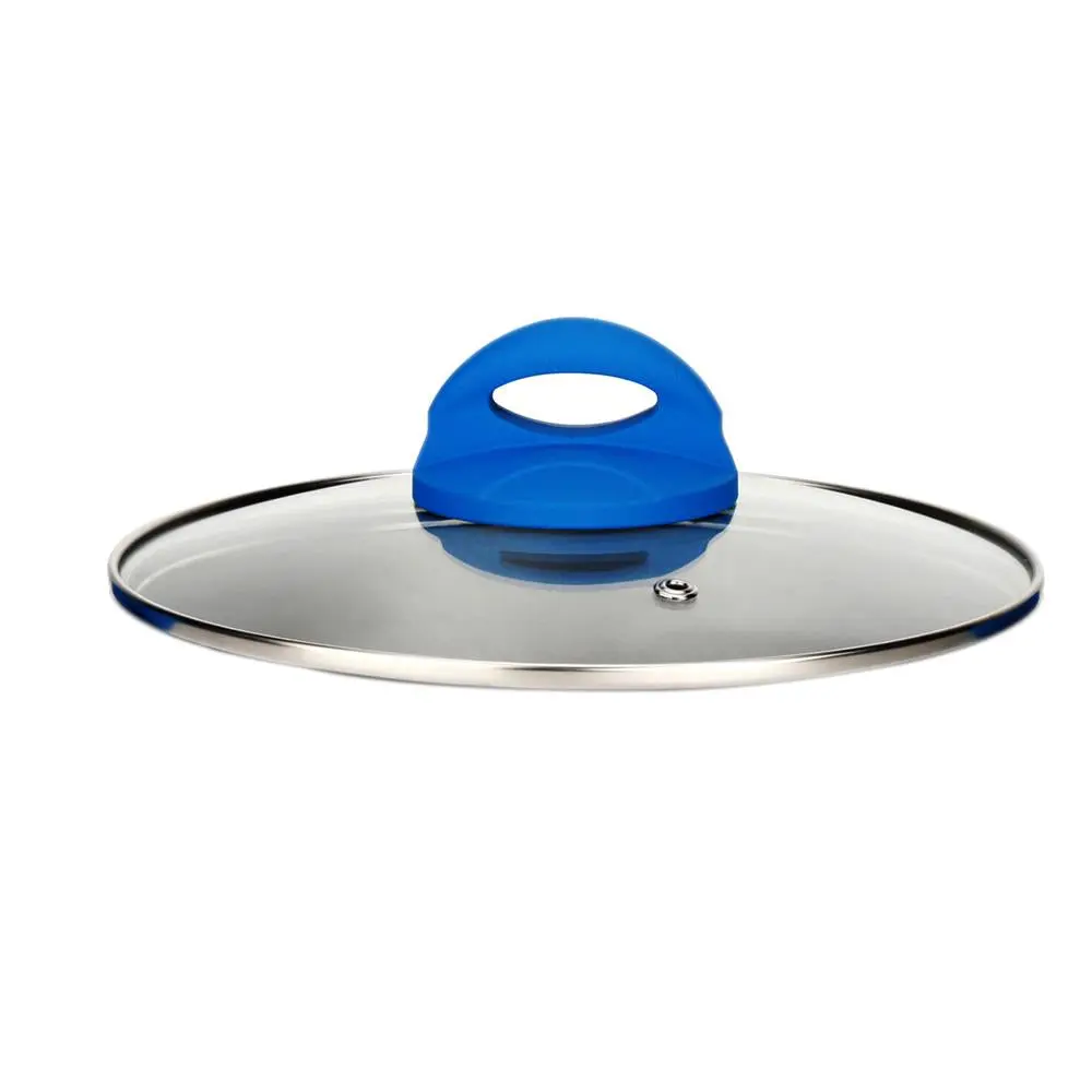 Saucepan Pot Lid - Fits 7.1'' Pot | See-Through Tempered Glass Lids with Stainless Steel Rim - Oven & Dishwasher Safe - Kitchen Cookware Accessory