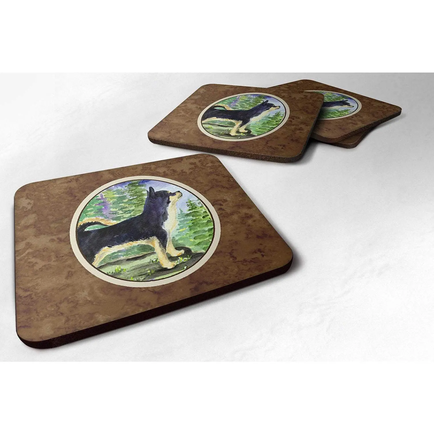 4-Piece Chihuahua Foam Coasters, Kitchen Tableware Placemats & Coasters Set