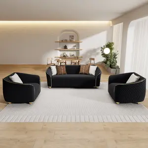 Luxury Velvet Sofa | Multiple Colors | Modular 3+1/3+1+1/3+3 Combinations | Modern Living Room Furniture