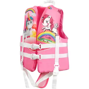 Toddler Swim Vest, Kids Pool Float Jackets Baby Swim Float for Kids 20-70 lbs, Floaties Vest Swimming Aid for 1-7 Years Old Boys Girls