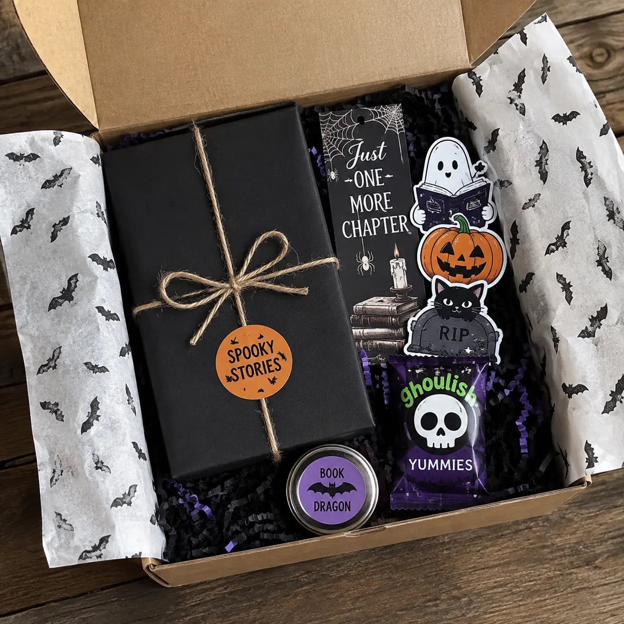 Spooky Reader Mini Box | Halloween Book Box | Mystery Book Gift | Book Lover Gift | Spooky Reading Box | Halloween Reader Gift