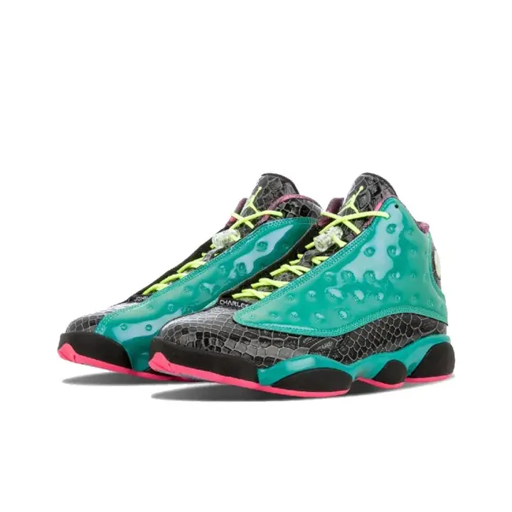 Teal Pink Retro Basketball Sneakers, Classic Mid Top Street Casual Shoes, Cushioned Breathable Non Slip Fashion Sports Shoes for Men Women