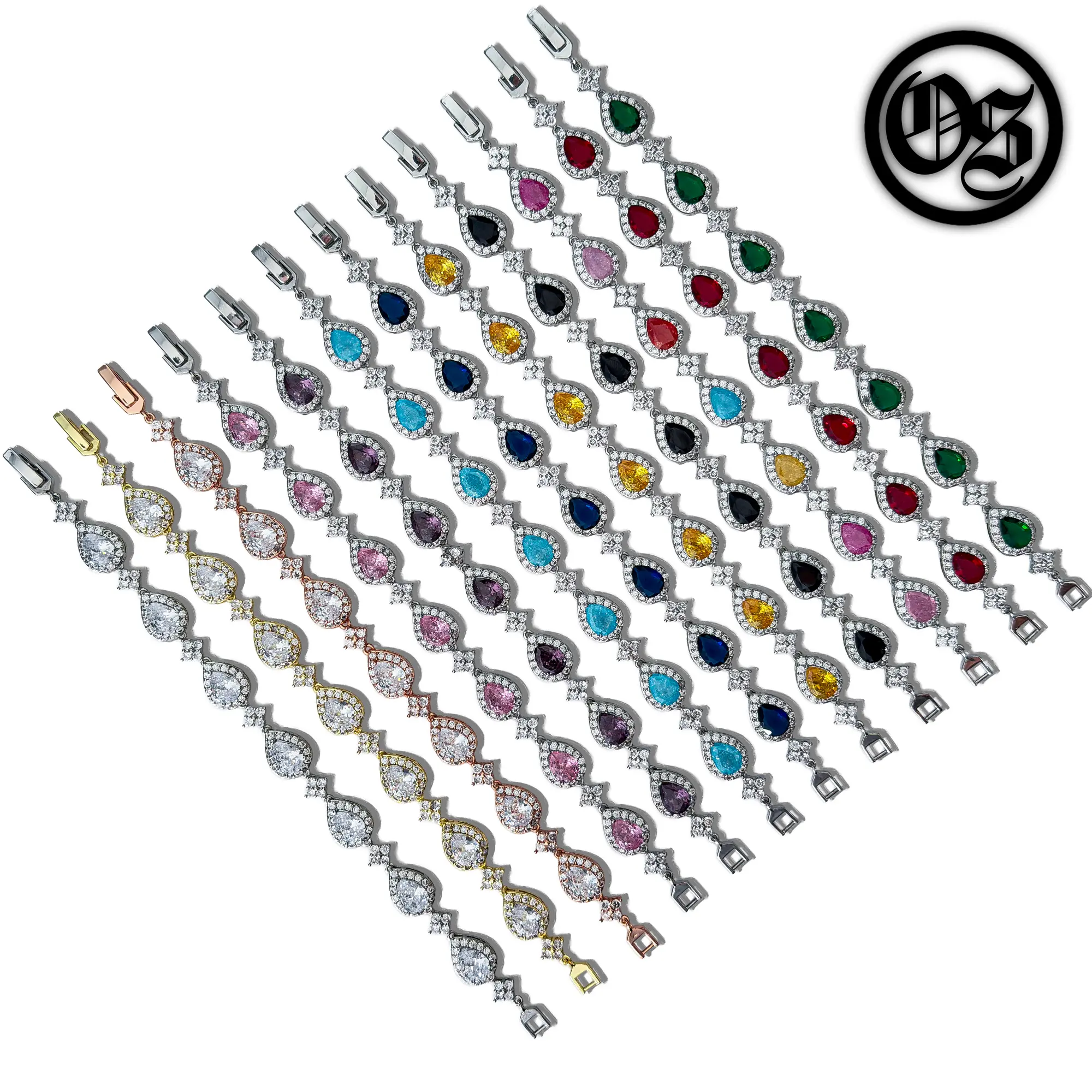 OTHSIDE Star Droplet Bracelets - Silver, Gold, Rose Gold, Pink, Purple, Sky Blue, Dark Blue, Black, Multicolor, Yellow, Red, Green