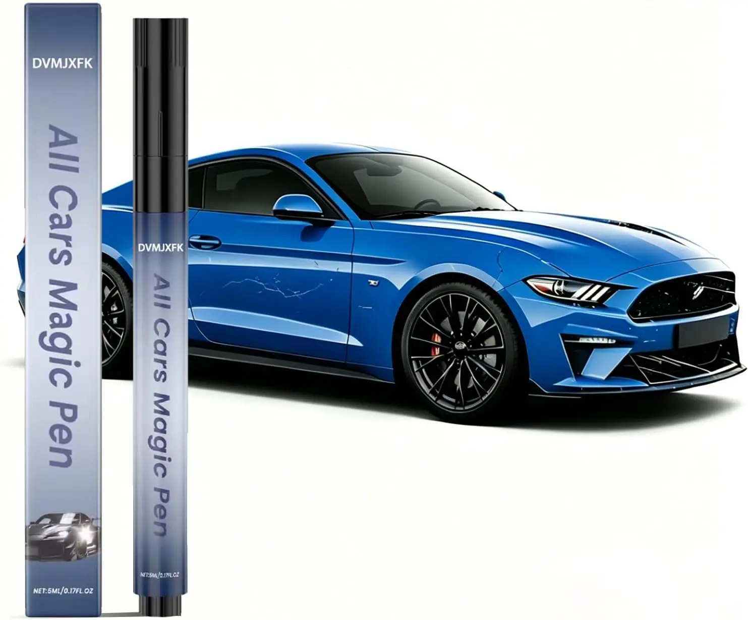 Magic Car Scratch Remover Pen – Quick & Easy Paint Repair for All Vehicles, Fix Scratches, Chips & Scuffs Instantly, Waterproof & UV Resistant Touch-Up Pen, Fits All Car Colors, Long-Lasting Shine