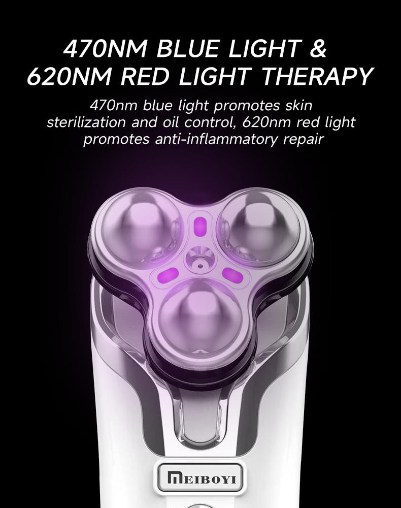 Meiboyi Handheld Moisturizing Nano Mist Sprayer Hydra Cleaning Oxygen Injector Portable Electric Home Use Beauty Salon Device