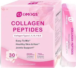 Collagen Peptides Powder, with Prebiotics & Cranberry Extract -Hydrolyzed Collagen Peptides Support Hair, Skin, Nail, Bone & Digestive Health, Grass Fed, Non-GMO, for Women & Men