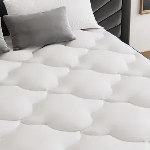 Belffin Thick Fitted Mattress Pad with Fluffy Pillow Top, Cooling & Soft Mattress Cover, Deep Pocket Design Fits 6–18 Inch Mattresses, Extra Comfort for Bedroom & Home Use