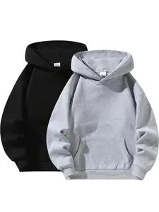 Men's Hooded Sweater, Long Sleeve Pullover, Regular Version, Soft Breathable Fabric, Durable, Daily Comfort, Machine Washable, Casual Outdoor, Urban Street Style, Men in Grey Hoodie SpringStatements