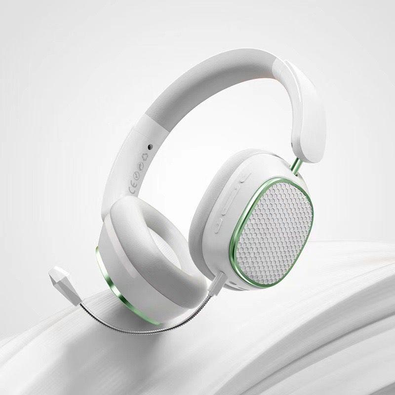 ZECAA Bluetooth Wireless Bass Headphone 5.4 Head On Earphones HiFi Sound Video Game Headphone With Microphone Audio Headset audifonos bluetooth noisecancellingheadphones Portable Charging Space Electronic Earbud Black bluetooth-compatible headset