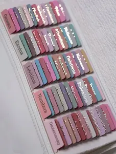 Laminated Bible Tabs (Gold Foil Embossed Lettering), Bible Tabs for Women and Men, 80 Bible Index Book Tabs in Total, 66 Bible Tabs for Old and New Testament, Additional 14 Blank tabs