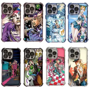 Anime JoJo's Bizarre Adventure Fashionable Colorful Phone Case For iPhone 17 16 15 14 13 12 11 Pro Max Plus Air Cover Unique Gift For Holiday Birthday