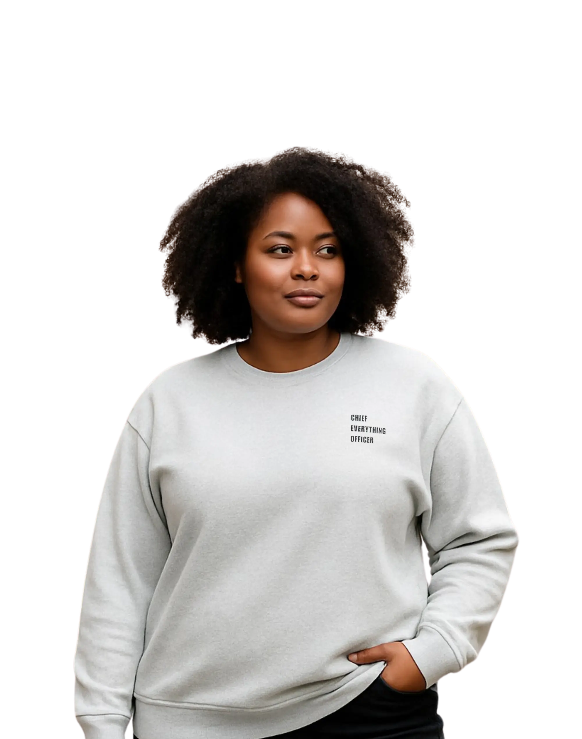 CHIEF EVERYTHING OFFICER Crewneck Sweatshirt
