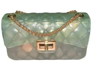 Small Yellow & Clear Jelly Bag