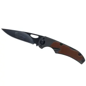 Scipio ST062T Lockback Pocket 2.5 in. Blade Everyday Carry EDC Folding Knife - Tan, Stainless Steel, Compact