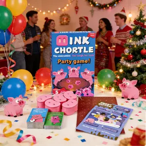 Funny Pig Roar Challenge Board Game, Great Family Entertainment and Party Fun, Stress Relief and Joyful Experience for All Ages