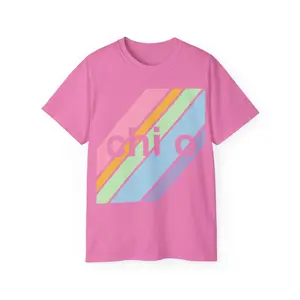 Chi Omega Pastel Stripes Tees
