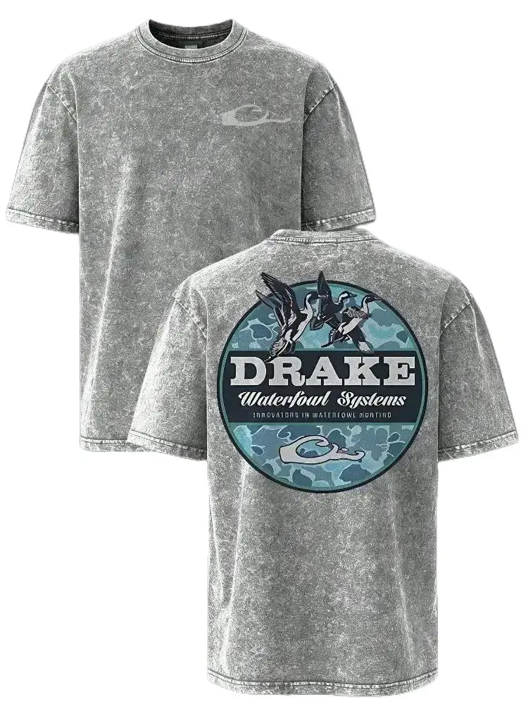 Men's Drake Take Care Acid Washed T-Shirt & Tanktop - Y2K Retro Vintage Rap Short-Sleeve Tops