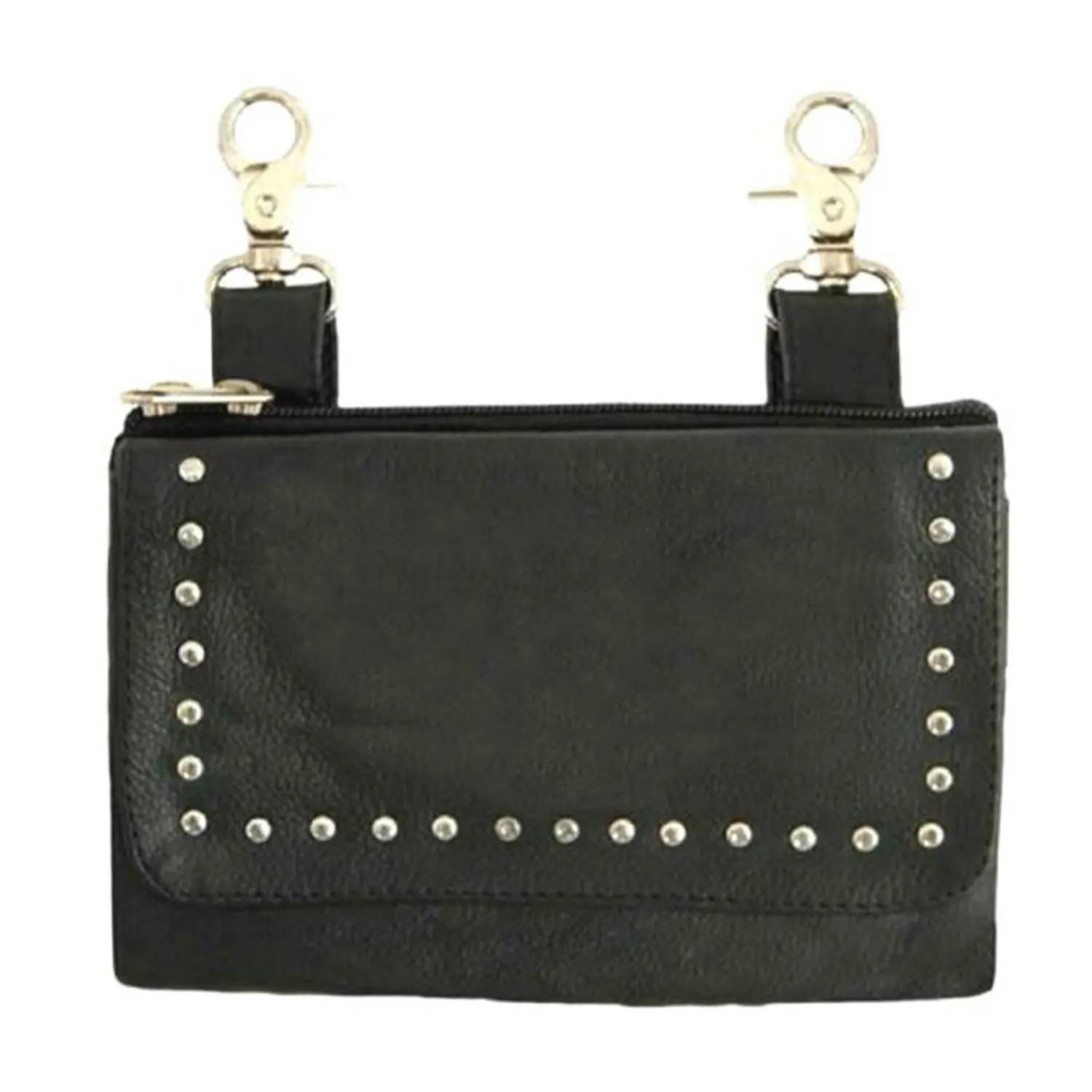 Hip Purse For Women Leather Clip on Purse for Biker Fanny Pack Waist Pack Motorcycle Leg Bag Leather Belt Pouch Crossbody Belt Made in Pakistan