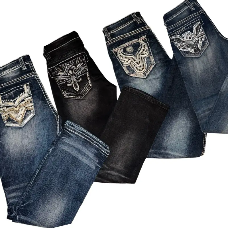 DeNIKO MEN’S SLIM STRAIGHT JEANS