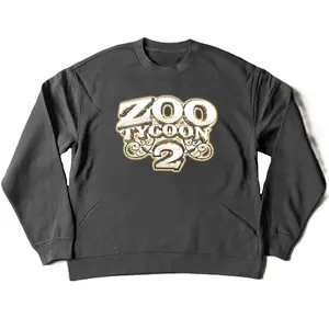 'ZOO TYCOON 2' BLACK CREWNECK JUMPER SWEATSHIRT