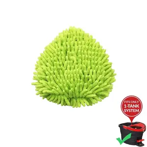 Dust Mop Refill for O Cedar Easy Wring Spin Mop, Reusable Microfiber & Chenille Pads, Pet-Friendly Heavy-Duty Cleaning Cloths, Microfiber Mop Heads