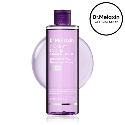 [Dr.Melaxin Official] Calcium Bonding Barrier Repair Toner, Skin Barrier Repair, Ceramide, 11 Peptides, Firming Plumping Hydrating Face Toner