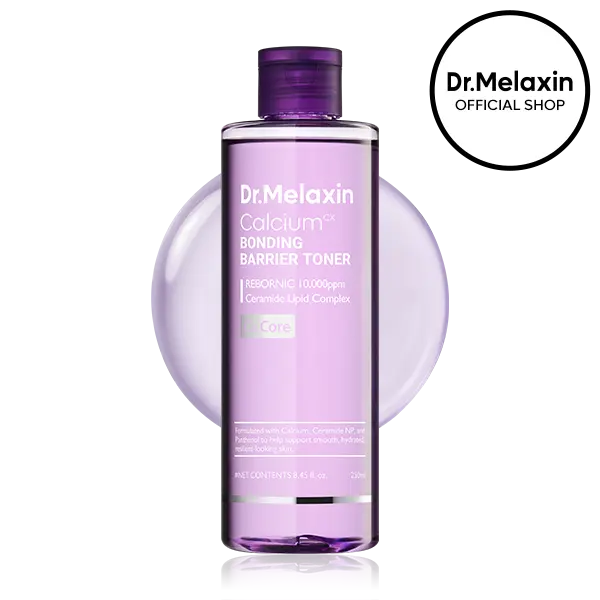 [Dr.Melaxin Official] Calcium Bonding Barrier Repair Toner, Skin Barrier Repair, Ceramide, 11 Peptides, Firming Plumping Hydrating Face Toner
