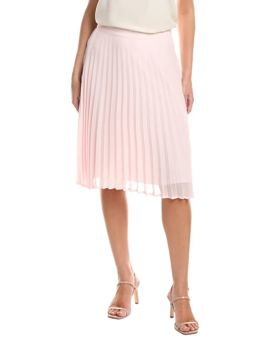 Tahari ASL Petite Accordion Pleated Midi Skirt