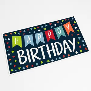 Colorful "Happy Birthday" Celebration Banner