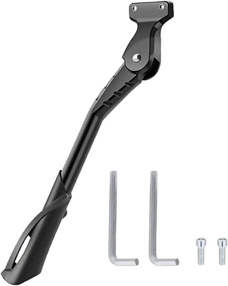 Bike Kickstand for Adult Bikes,24-29 IN Adjustable Bicycle Kickstand-Style2 | Aluminum Alloy Kickstand for Mountain,Trek,Road,City Bike,Non-Slip Sole