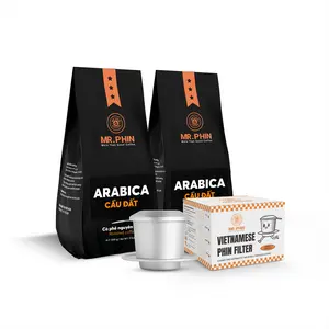 Arabica Cau Dat – Ground Coffee with Vietnamese Phin Filter (2.2 lb/2 Pack)