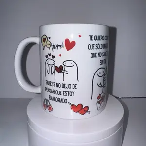 Taza Para Enamorados Para La Mejor Novia o Novio Regalo de San Valentín 11oz Regalo De San Valentín Para El Amor De Mi Vida Coffee Ceramic