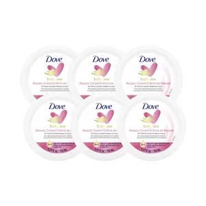 Dove Beauty Cream Moisturizing Face & Body Lotion Hydrating Skin Care 5 oz Pack of 6