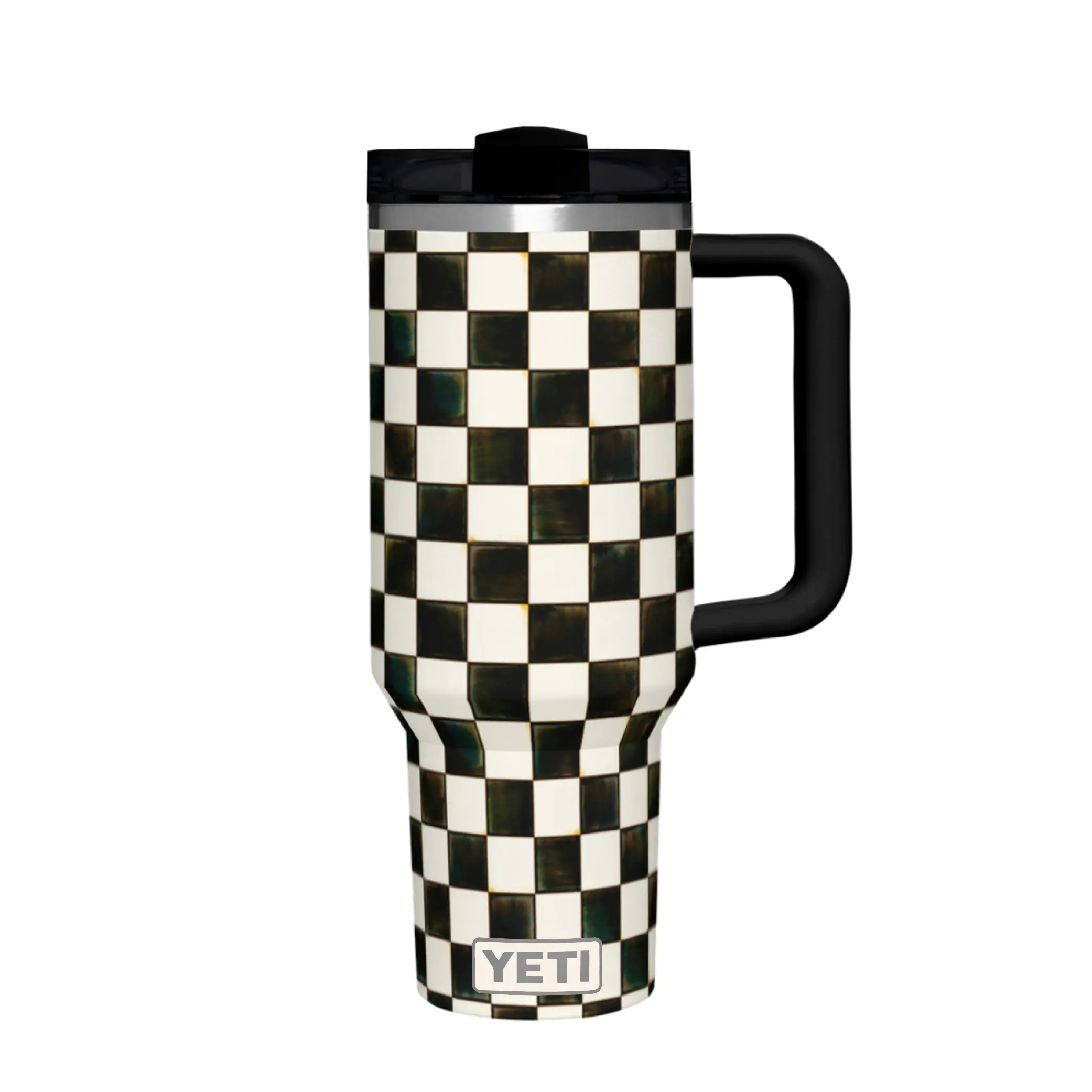 YETI Rambler 40 oz Tumbler with Handle and Straw Lid, Travel Mug Water Tumbler, Vacuum Insulated Cup with Handle,  Drinkware