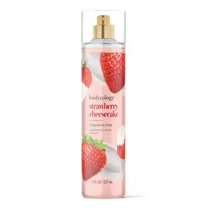 Bodycology Strawberry Cheesecake Fragrance Body Mist 8 Fl Oz Sweet Fruity Scent with Berry Cream & Warm Vanilla PDC Brands