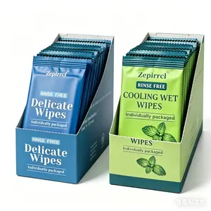 180PCS Summer Ice-Cool Wet Wipes Combo, Individually Wrapped, Disposable & Portable Cleaning Wipes. Ideal for home, outdoor trips, camping, driving, dating and daily use. Size: 20*15cm, 60 pieces per box.