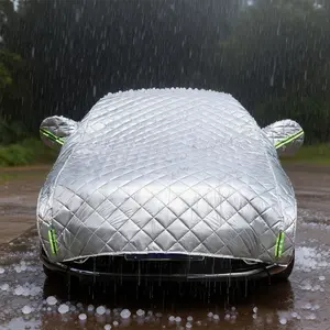 Car Cover All Weather Car Cover Waterproof & Snowproof Ice Snow Shield UV Protection Dustproof Outdoor Full Cover