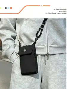 New Style Phone Bag, Single Shoulder Small Crossbody Bag, Outdoor Travel Casual Fashion, Vertical Storage Pouch, Unisex