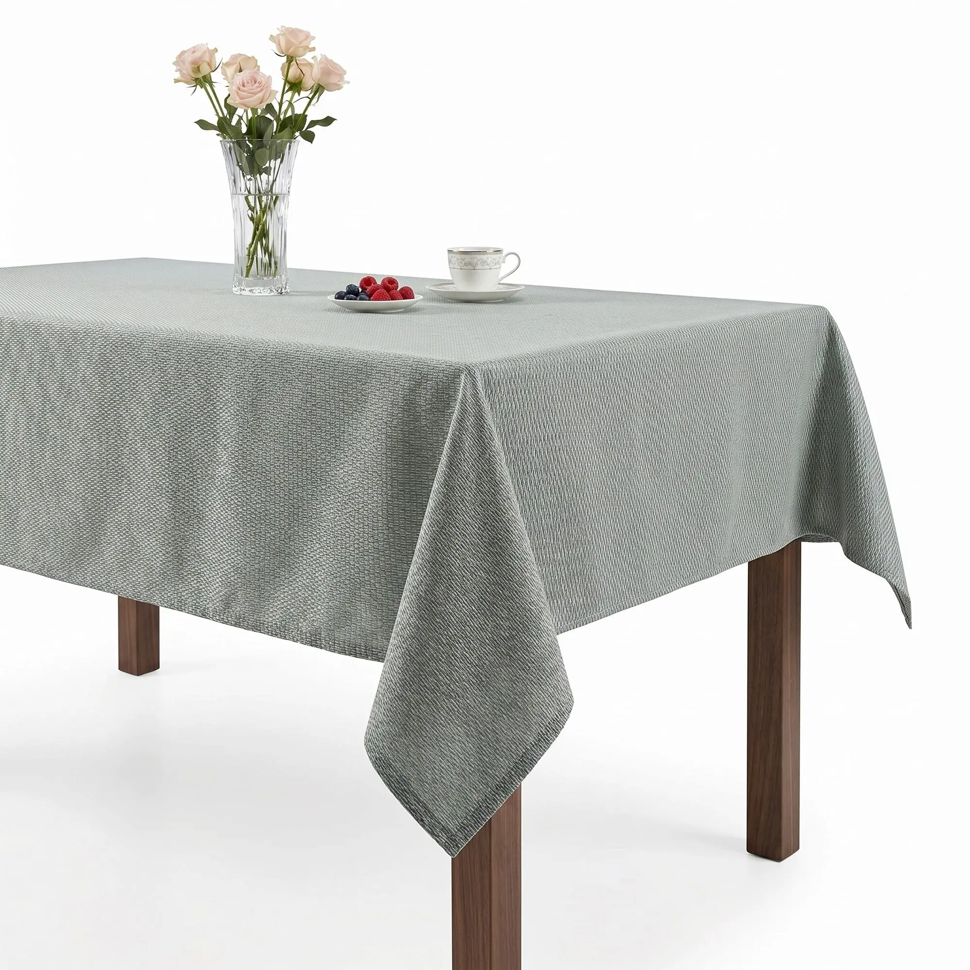 Sprite Jacquard Tablecloth  Teal