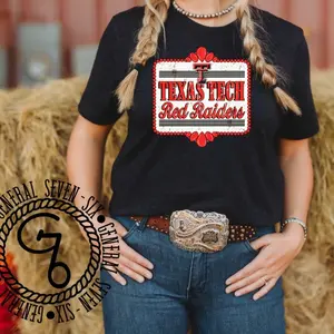 Texas Tech Western Tee Crew Neck