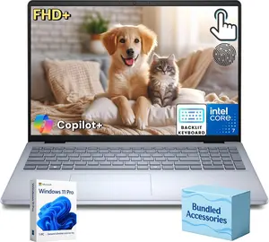 Dell 16 Laptop Computer for Business - 16" FHD+ IPS Touchscreen • Intel 10-Core 7 150U(Beats i7-1355U) • Backlit Copilot Key Keyboard • Windows 11 Pro • Wi-Fi 6E • Ice Blue • 32GB DDR5 + 1TB SSD