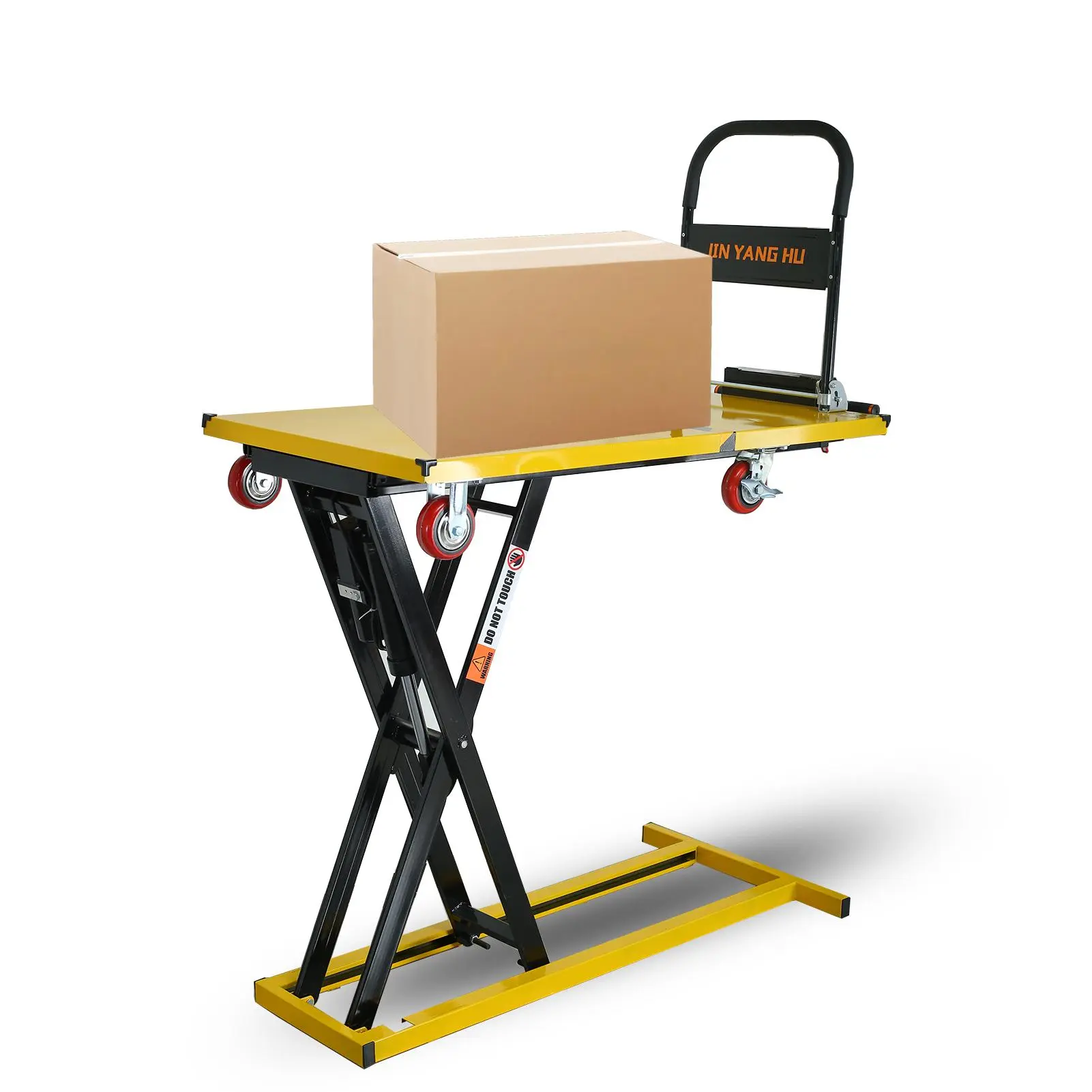 New 300KG Electric Hydraulic Lithium Battery Lifting Platform Cart Suitable for Small Truck Van Lifting Table Small Lifting Table