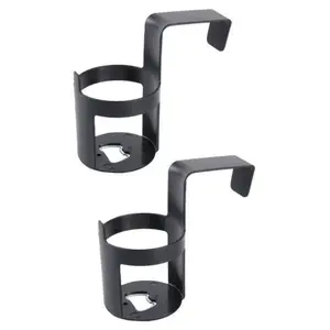 Two portable cup holders specially designed for general vehicles, featuring black car and truck doors, Windows, seats, armrests and beverage racks Car Accessories
