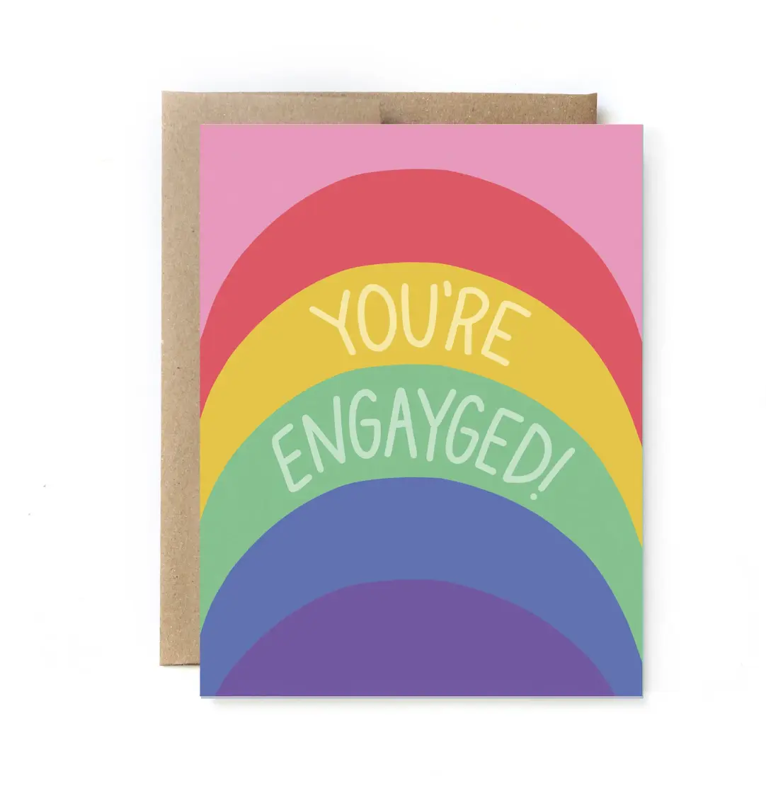 Gay Engagement Card - Lesbian Engagement Card - Engagement Card for Gay Couple - Gay Engagement Congratulations - Funny Engagement Card