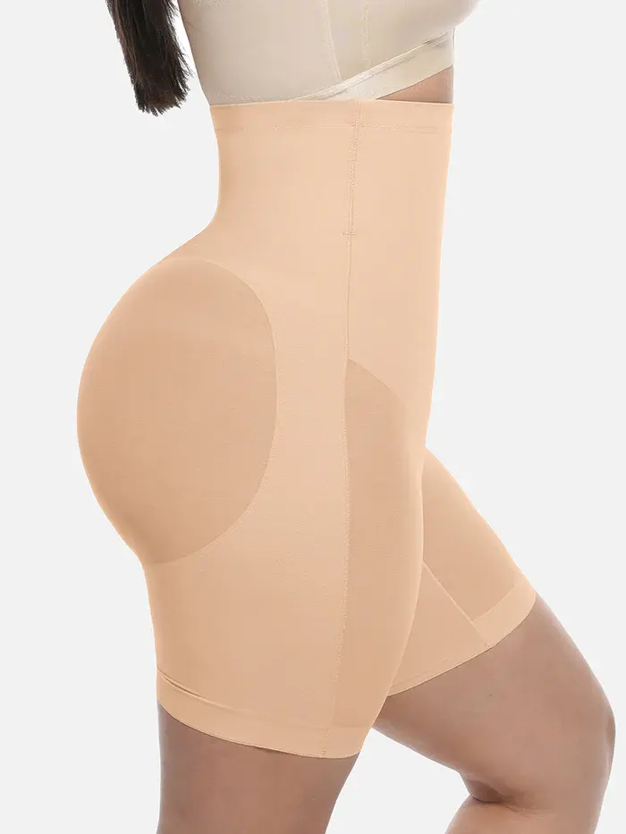 Mesh Tummy Control High Waist Butt-Lifter Compression Shapewear for Women - Seamless Undergarment for Enhanced Silhouette
