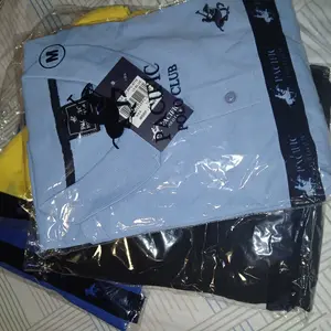 4-Pack: Men's Cotton Pique Short Sleeve Polo Shirts