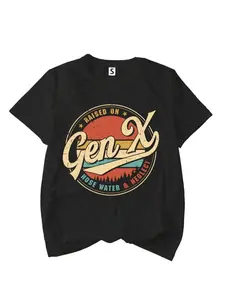 Women's Vintage Graphic Print T-Shirt, Ladies Summer Outfit, Gift For Women, Mothers Day Gift, Gift For Girl Friend, Full Size, Full Color Comfort Cotton