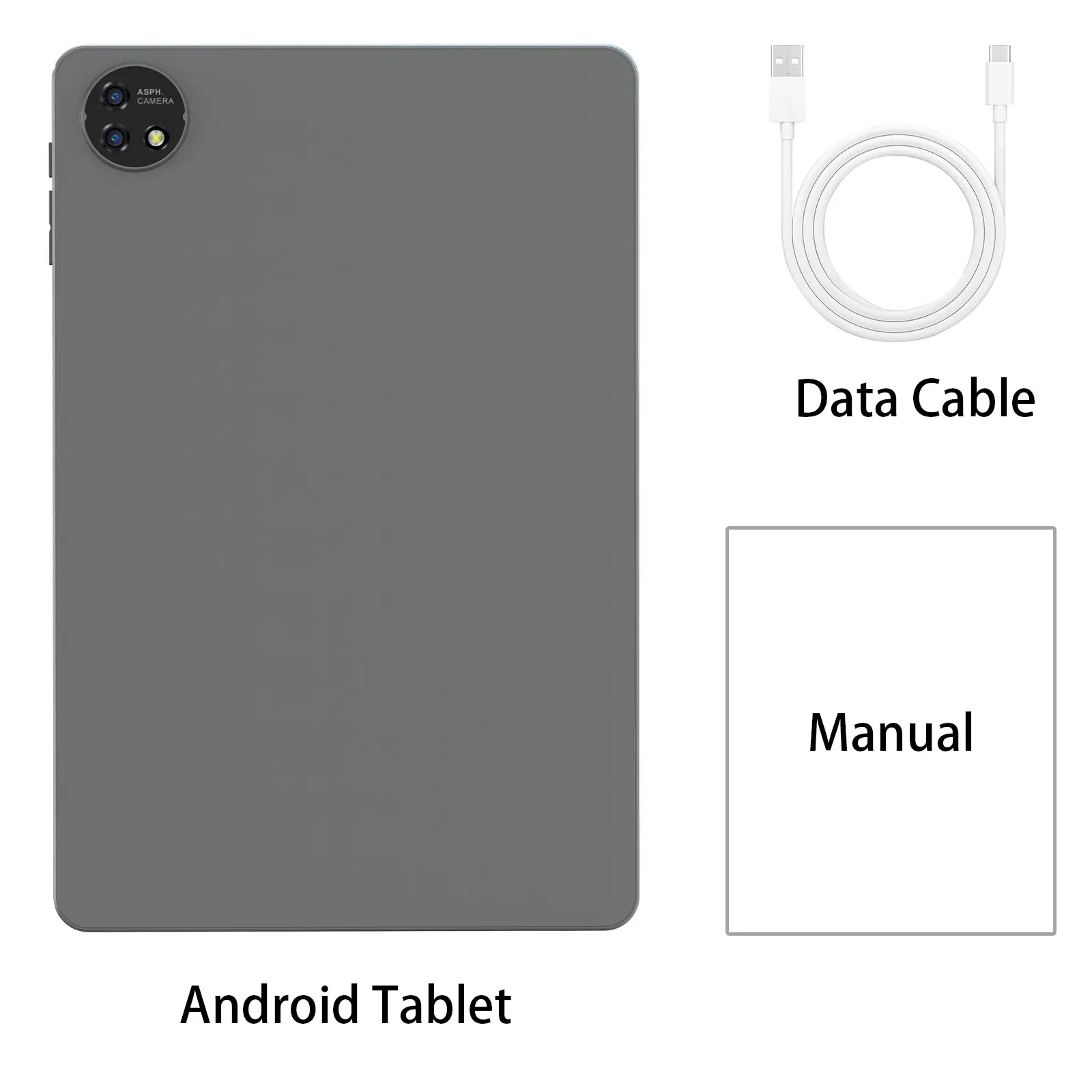 10.1 Inch Android 13 Tablet with Case, Quad-Core Processor 6000mAh