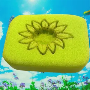 Lime Green Custom Soft-Material Sponges for DIY Projects